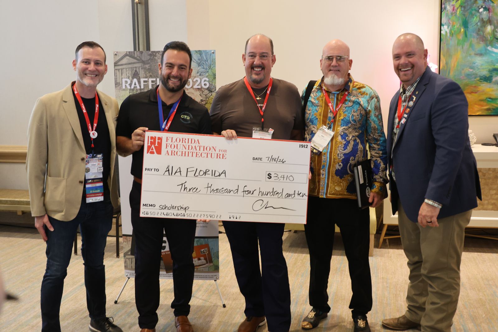 Florida Foundation for Architecture raffle supporting student scholarships