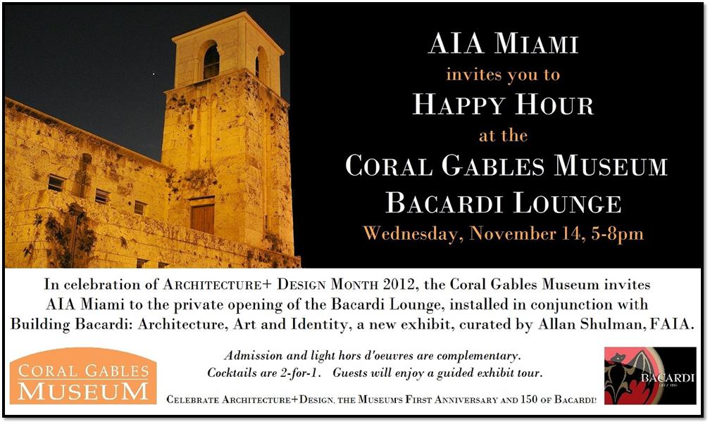 AIA Miami Event- Bacardi Lounge