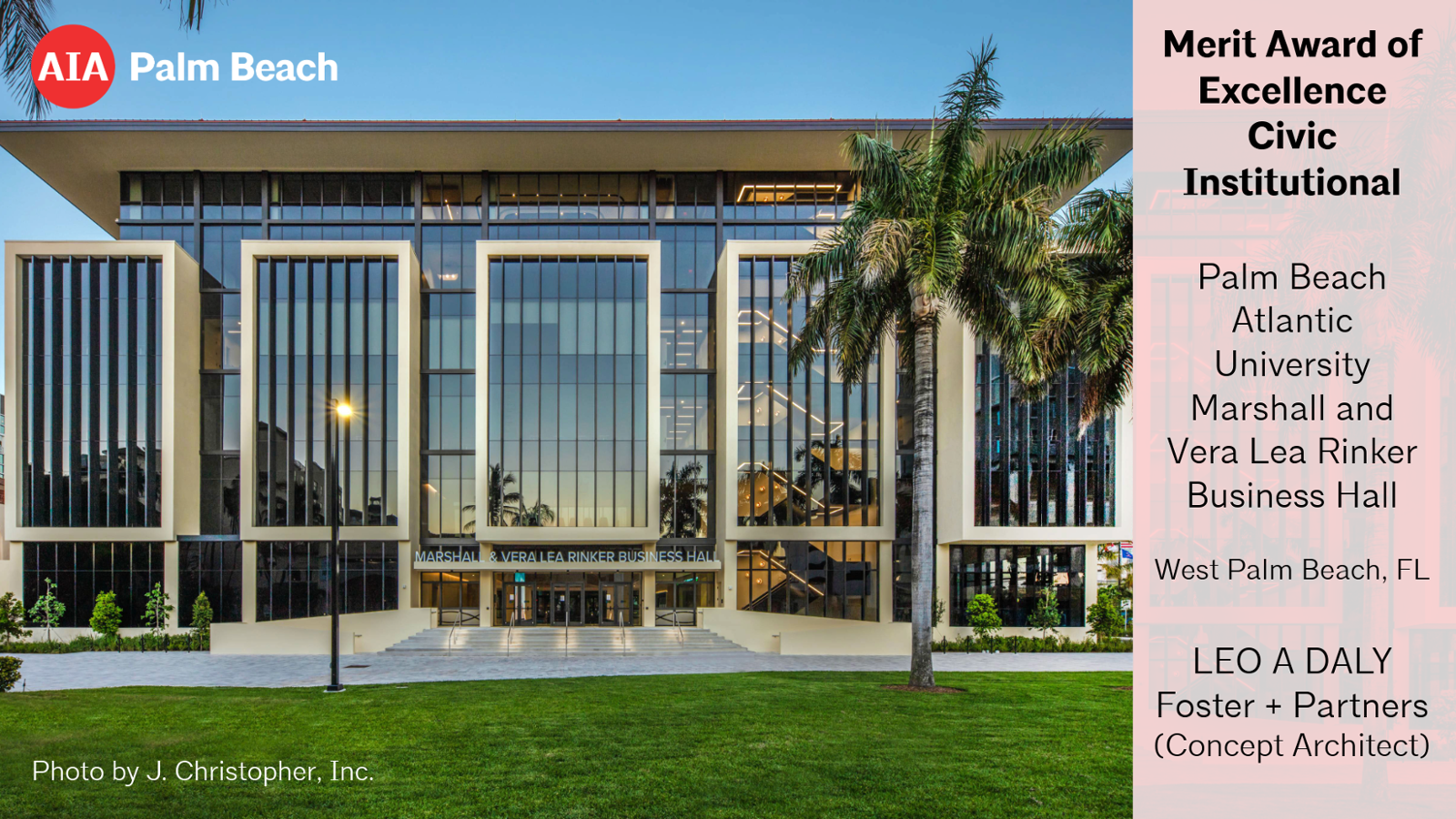 2026 AIA Palm Beach Design Award recipient project