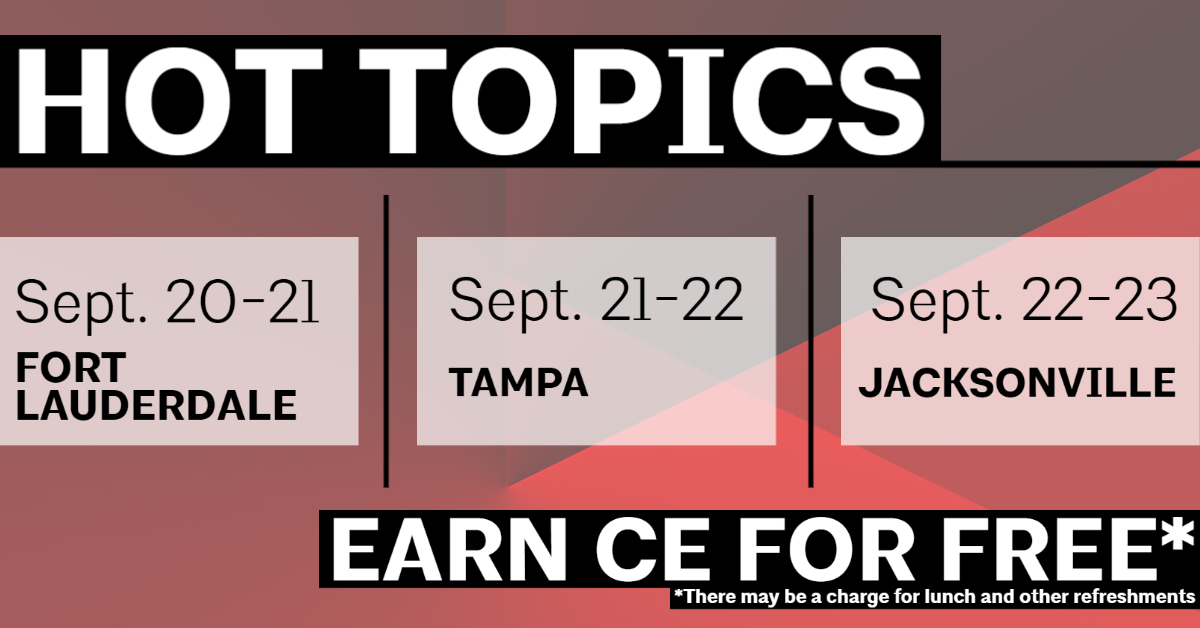 Fall Hot Topics (AIA Florida)