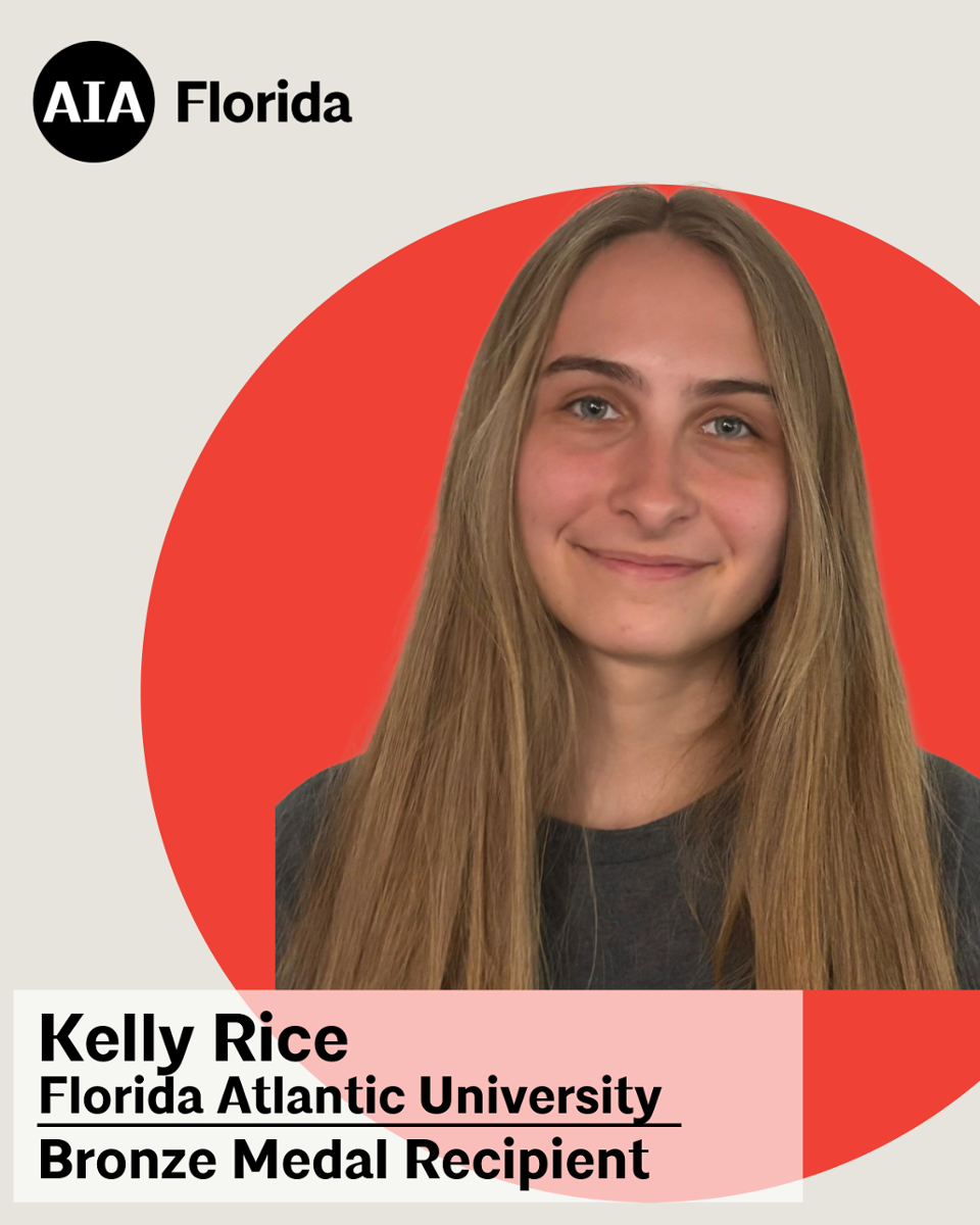 Kelly Rice, Florida Atlantic University Bronze Medal Recipient