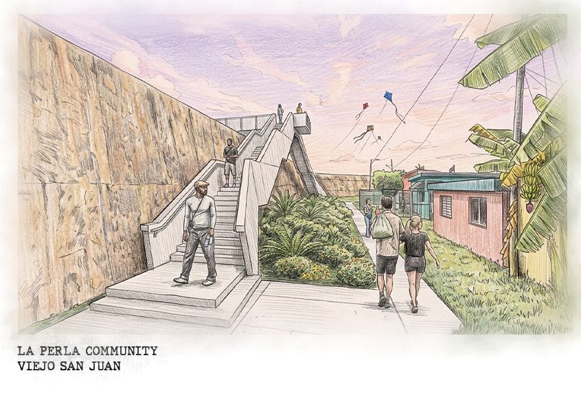 La Perla Community: Pedestrian Access